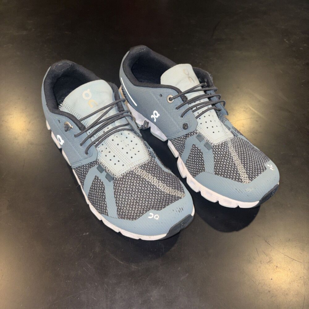 On Cloud Blue Swiss Sneakers Running Tennis Shoes Size Women 8 Lightweight